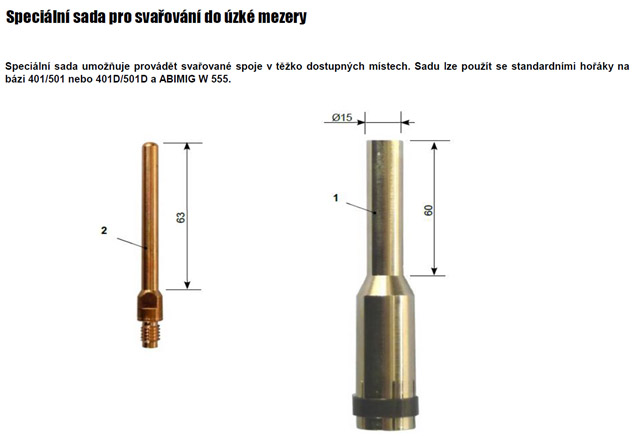 zvaranie uzkej medzery